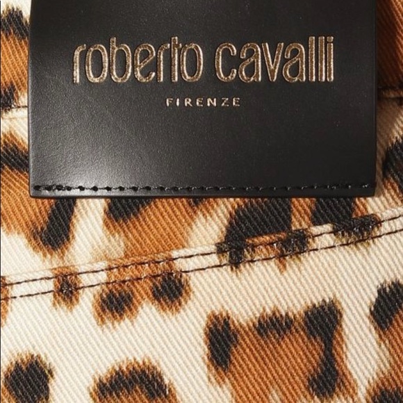 Roberto Cavalli Natural Leopard-print Skinny Jeans - Picture 5 of 13